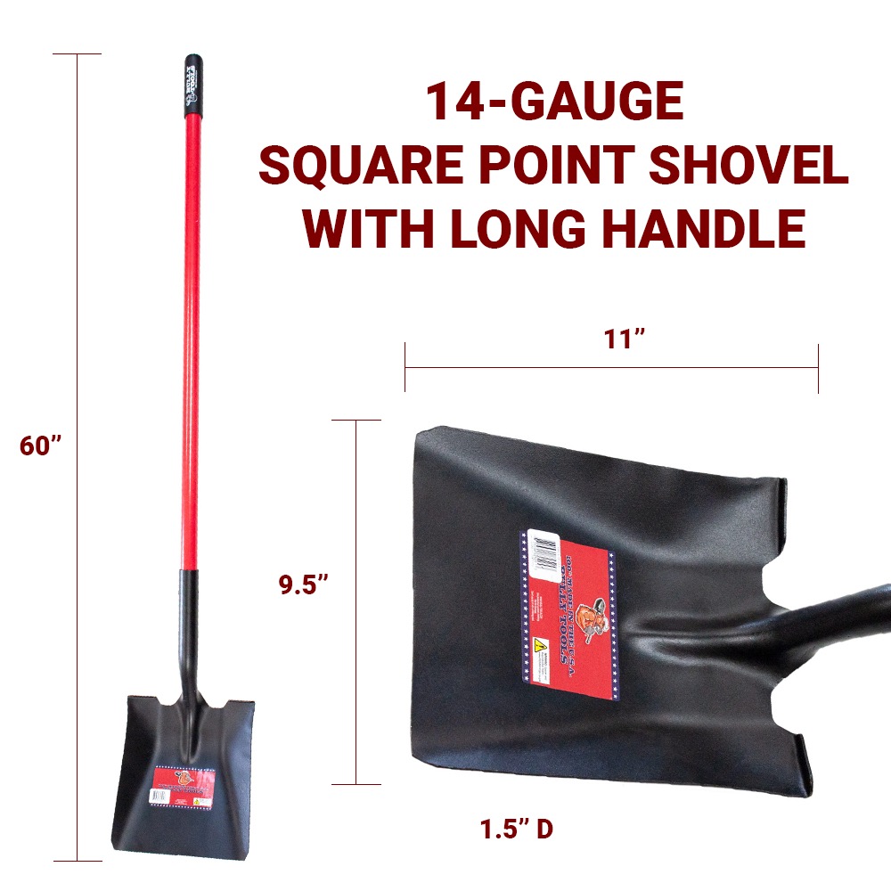 14-Gauge Square Point LH copy 14-Gauge Square Point long handle measurements