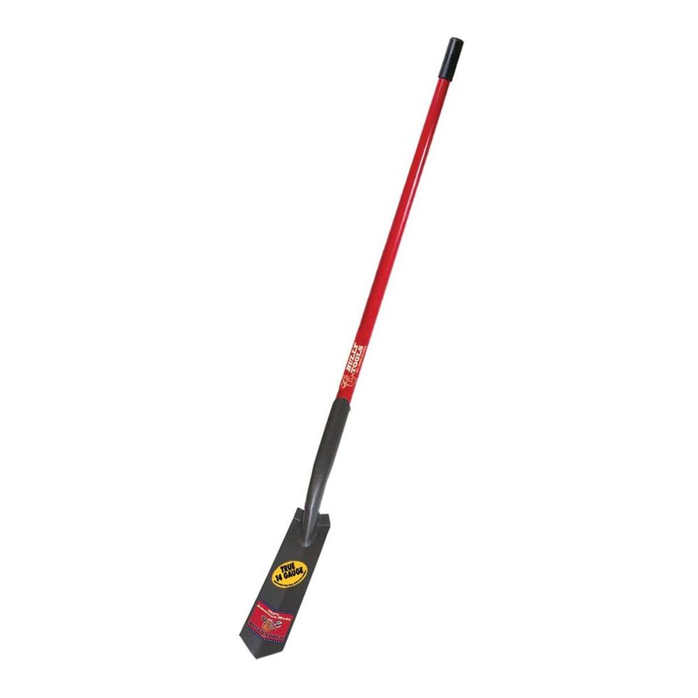 Bully Tools 92730 14-gauge 4-Inch Box Style Trench Shovel with Fiberglass Long 