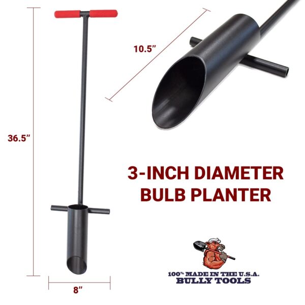 3-inch Diameter Bulb Planter dimensions
