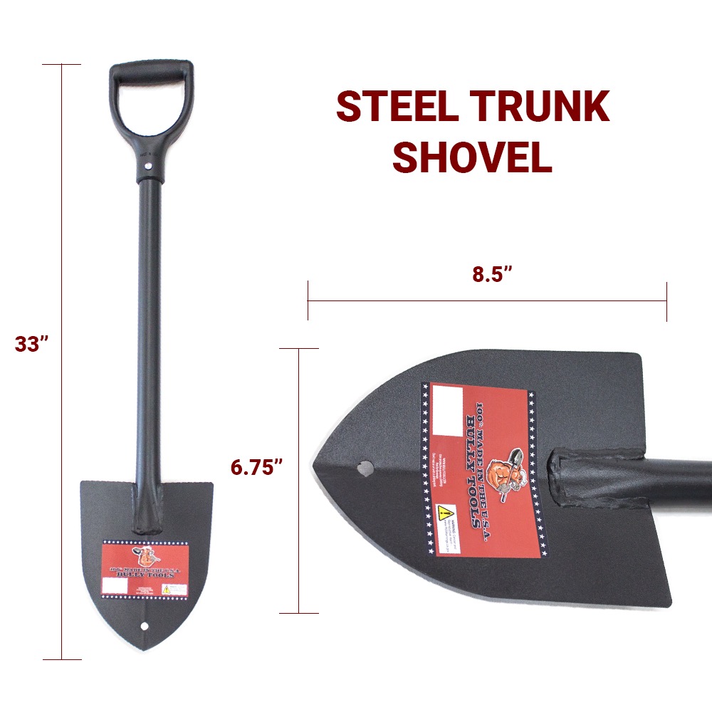 Steel Trunk Shovel Steel Trunk Shovel measurements