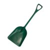 42-Inch One-Piece Poly Scoop D-Grip Green