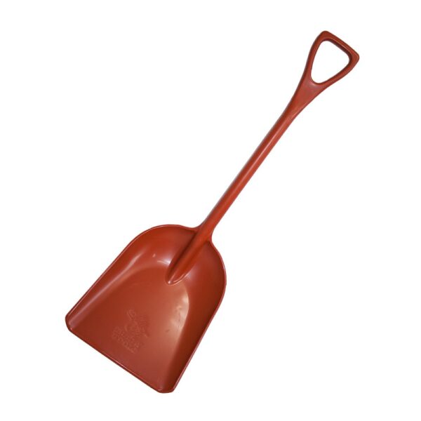 42-Inch One-Piece Poly Scoop D-Grip Rust