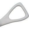 One Piece Poly Scoop grip - white