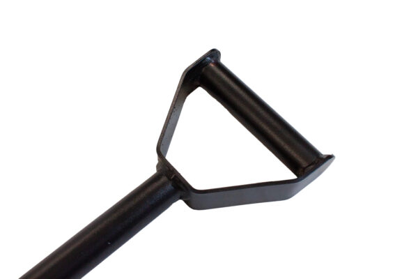 All Steel Edging / Planting Spade d-grip closeup