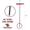 36 in. Steel Soil Probe Dimensions