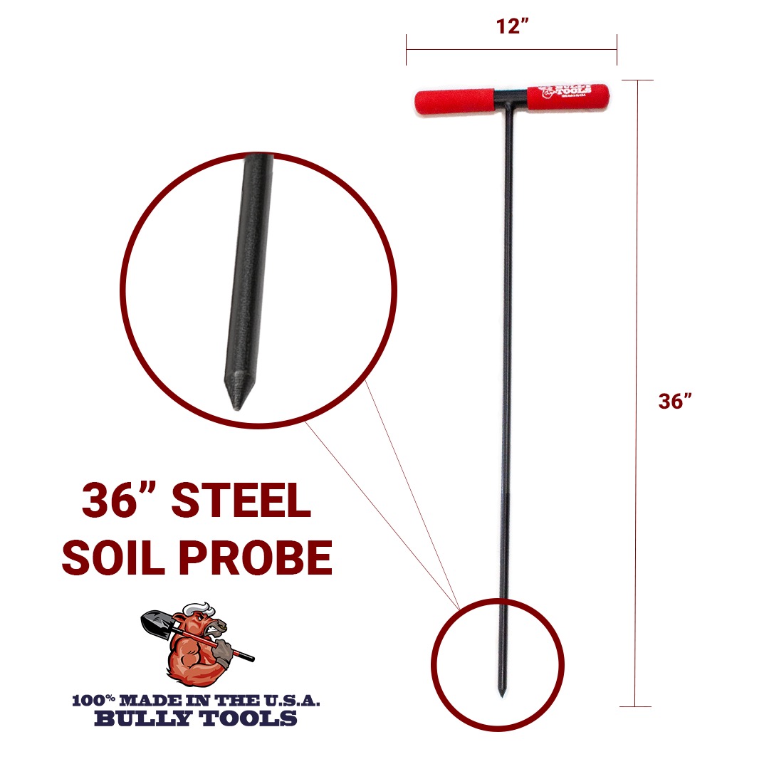 36 in. Probe 36 in. Steel Soil Probe Dimensions
