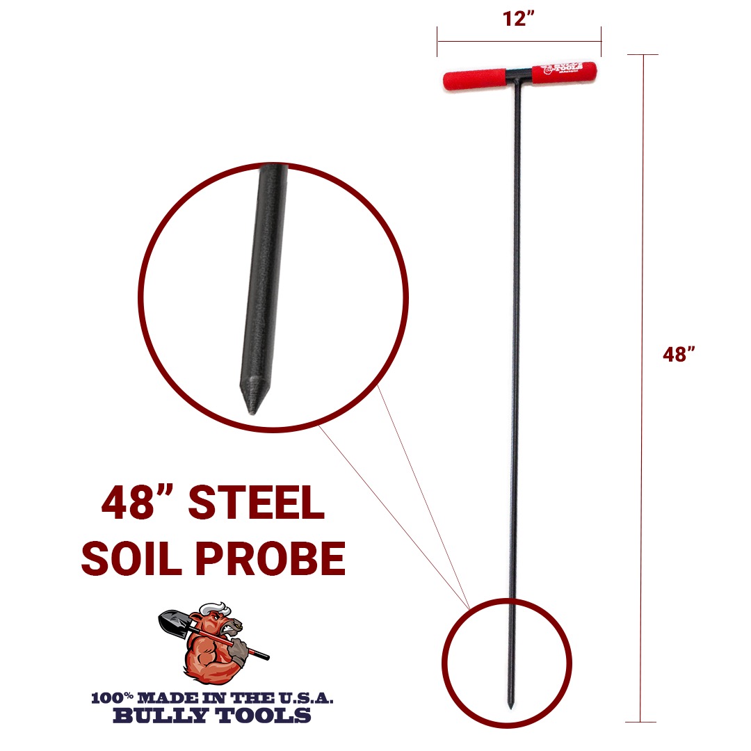 48 in. Probe 48 in. Steel Soil Probe Dimensions