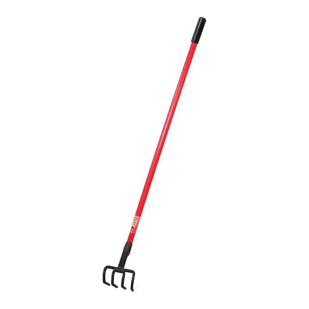 Four Tine Cultivator Long Fiberglass Handle