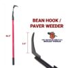 Bean Hook/Paver Weeder dimensions