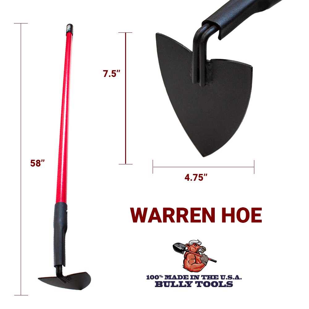 Warren Hoe dimensions