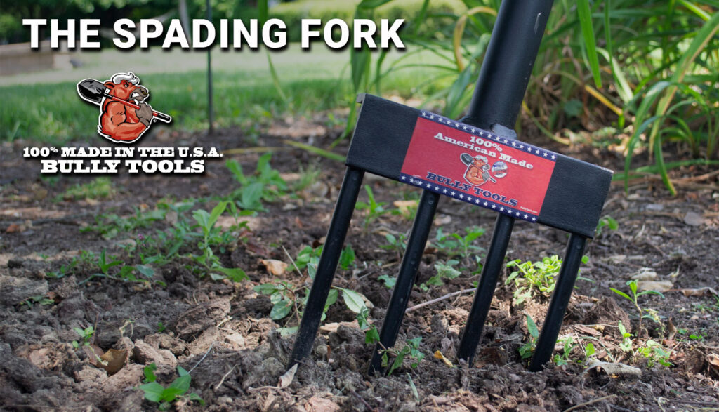 The Spading Fork blog header